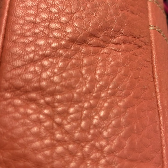 Coach Hamilton Leather Hobo Bag Dusty Rose Approx. 15 x 9 x 5 x 3 - Picture 9 of 11